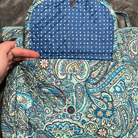 Vera Bradley North South Tote in Daisy Dot Paisley - Picture 3 of 10